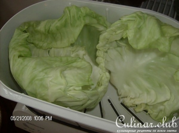 Голубцы с перловкой и сыром