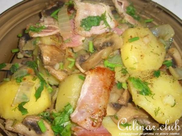 Картофель по -деревенски