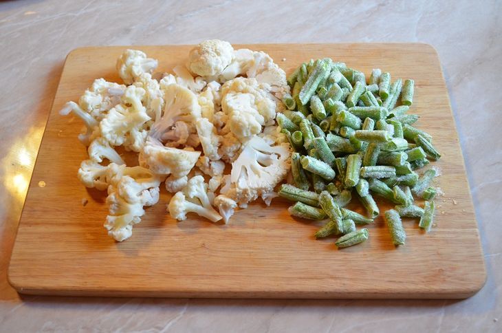 Нежная курочка с овощным гарниром