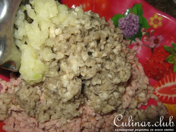 Картофель фаршированный"Бульба"