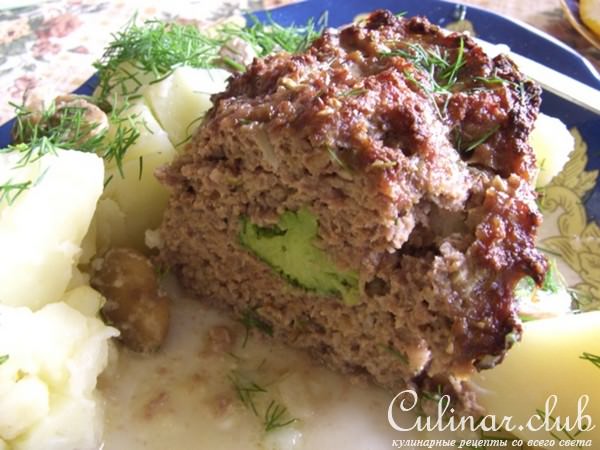 Мясная запеканка с брокколи