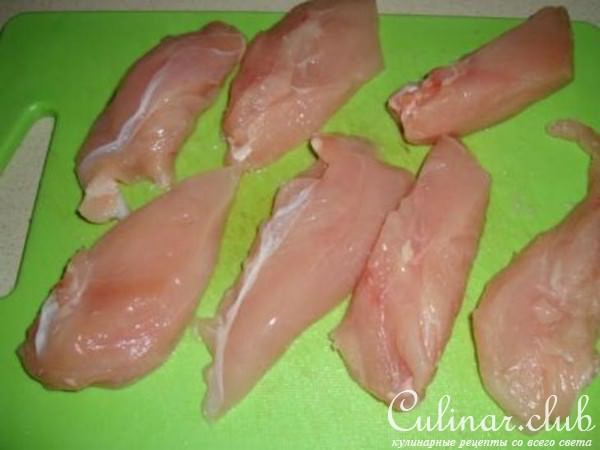 Плов из куриных грудок и орехов