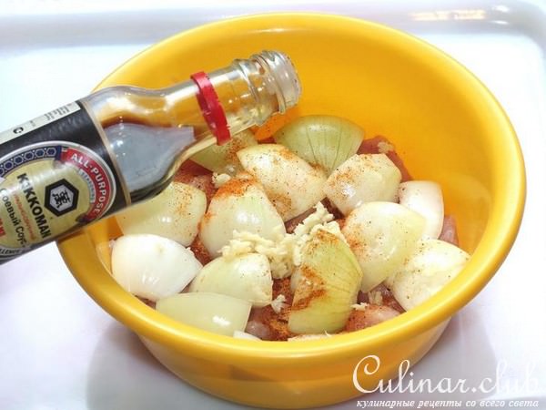 Шашлык по-гречески. Сувлаки из куриной грудки