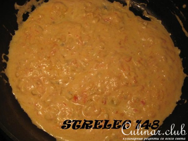 НЬОКИ с копченым сыром.