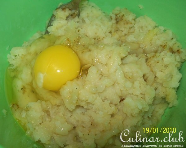 Зразы с курицей и грибами