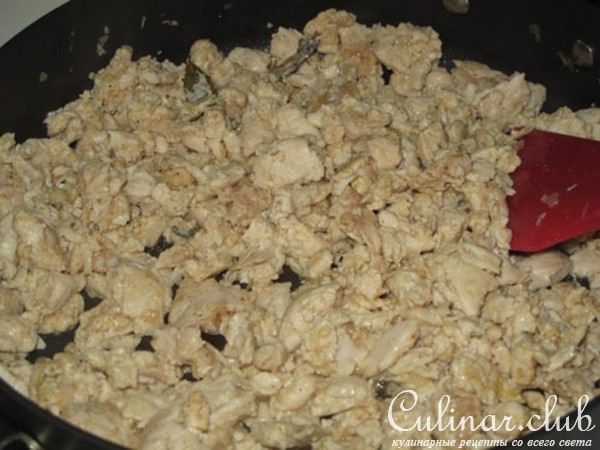 сытный мясной пирог с картошкой и сыром