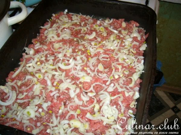 мясо под картофельной шубкой