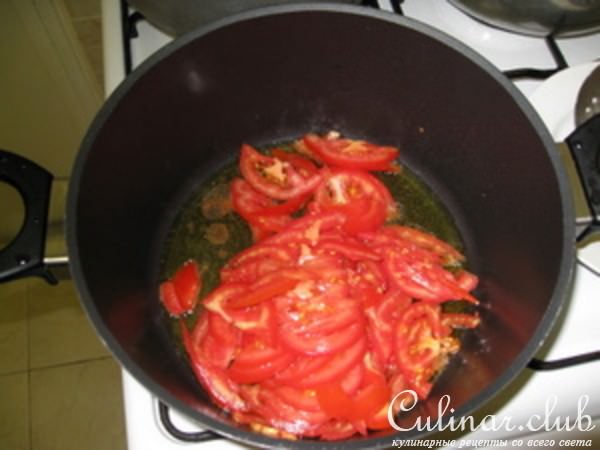 Бамия с овощами