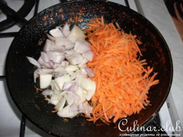 Гречка с овощами и курицей