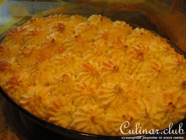 Пирог Пастуший с курицей