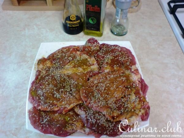 Мясо запеченое с картофелем