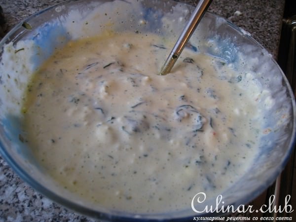 Дорада с начинкой из шпината