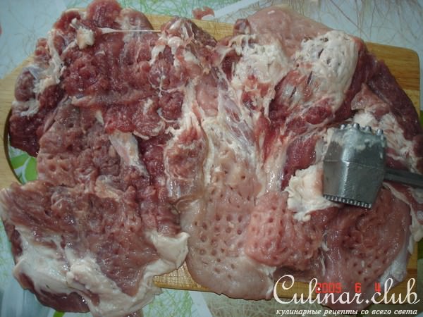 шейка свиная фаршированная(вариант)