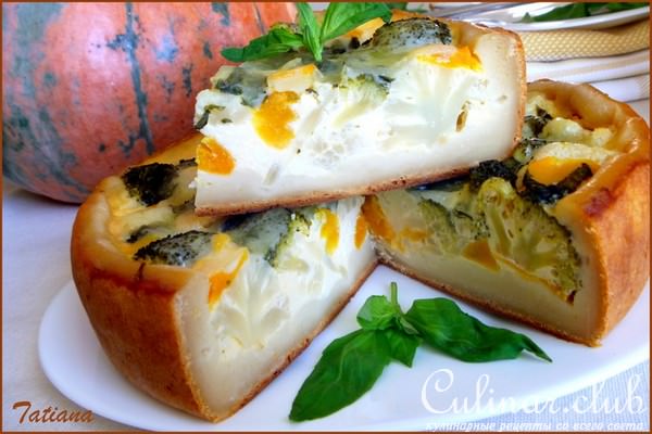 КИШ с овощами в мультиварке ( Тест-драйв )