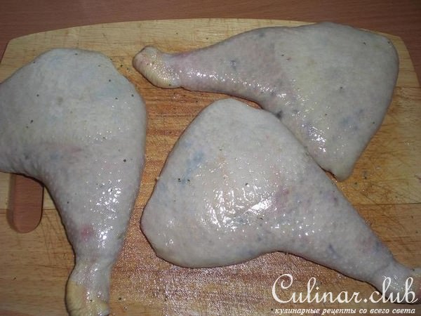 Фаршированные окорочка.