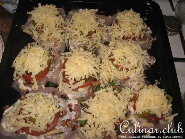 Мое мясо *по-французки* из куриного филе (вариант)