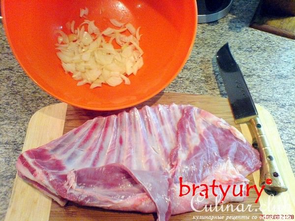 Жаркое из баранины с красным перцем