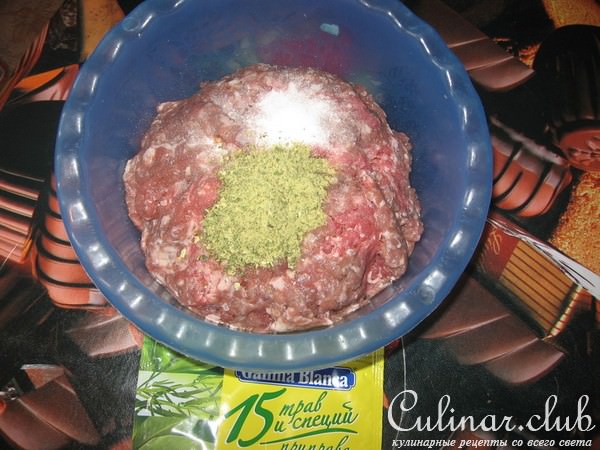 Отбивные из мясного фарша
