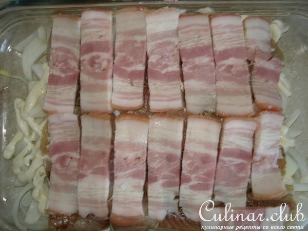 Рыба с беконом