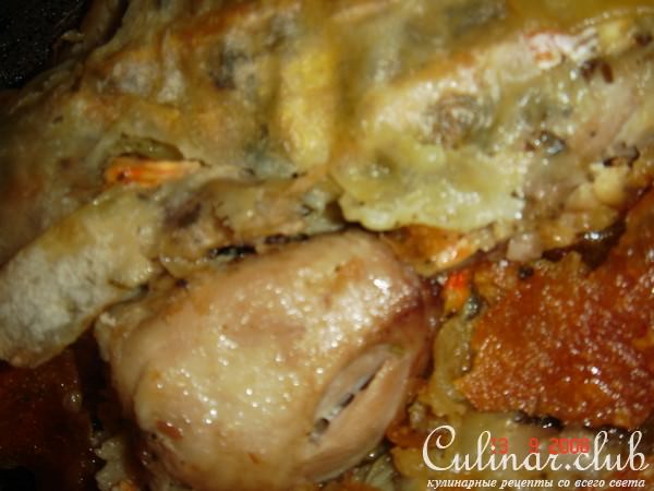 Ароматная курочка с 2 видами сыра,"укутанная" в лаваш