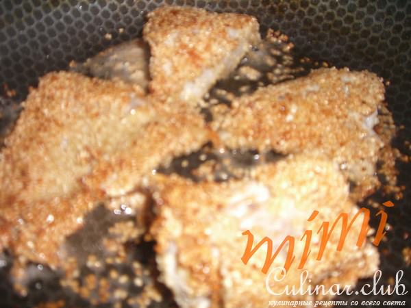 рыбка в кунжутной корочке