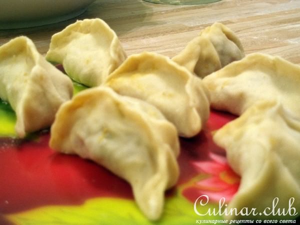 Дамплины, пельмени на пару (вариант)