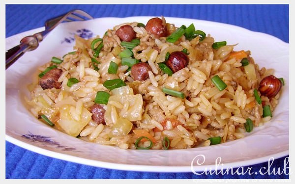 Капустный РИС с фундуком