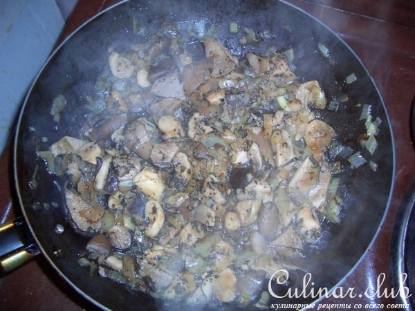 грибочки в сливочном соусе