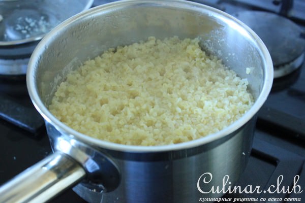 Овощные котлеты с булгуром