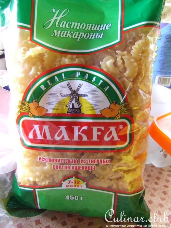 для дачи - макароны тушеные с тушенкой