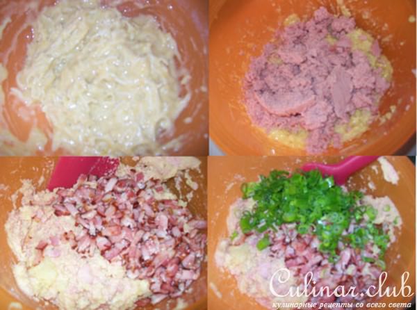 Необычные ДРАНИКИ - КОТЛЕТЫ С СЫРОМ, СОСИСКАМИ И БЕКОНОМ