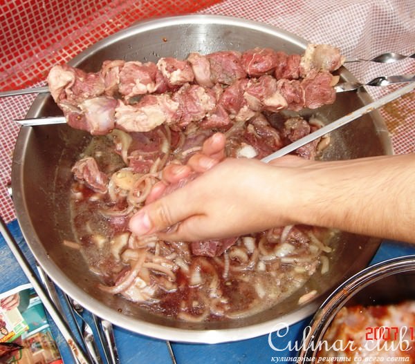 Барбекю-шашлык из баранины