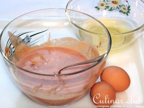 суфле из сока "Томато Густо" с макаронами