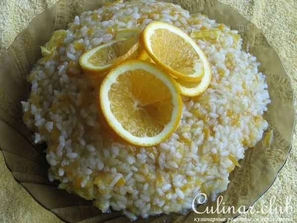 Кашка с яблоком, тыквой и апельсинкой