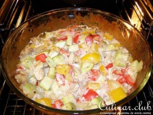 Курочка, да с овощами:)
