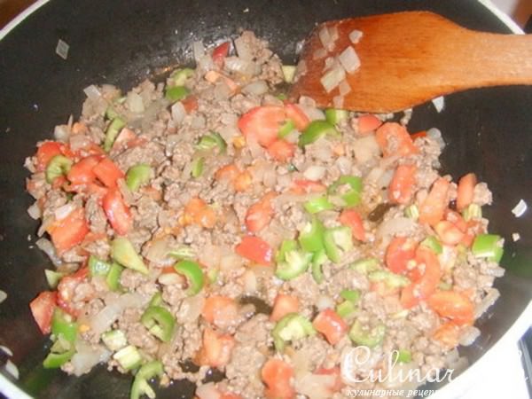 Шпинат с фаршем (турецкий вариант)