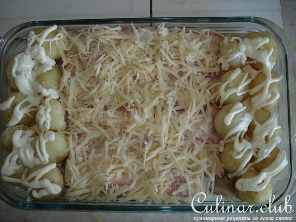 Рыба с беконом
