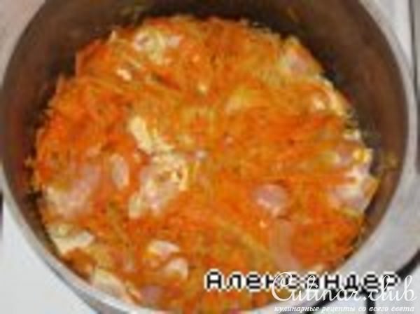 Плов диетический из духовки