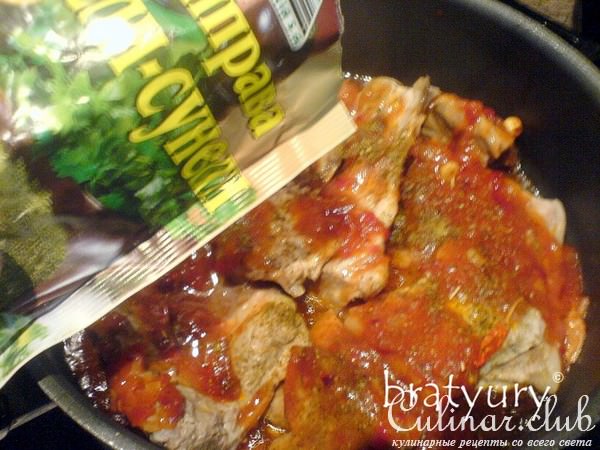 Рагу свиное. Благодаря соусу, очень вкусное блюдо. Более чем бюджетный рецепт