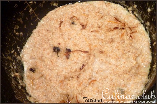 Каша пшеничная с черносливом в мультиварке ( Тест-драйв )