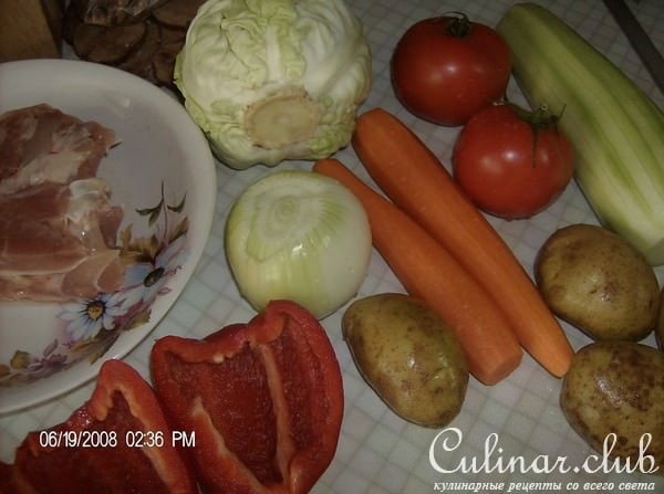Курица с овощами "Лето"