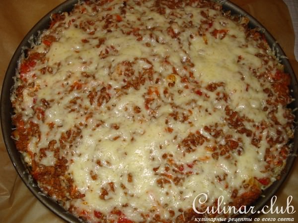 Пирог из макарон