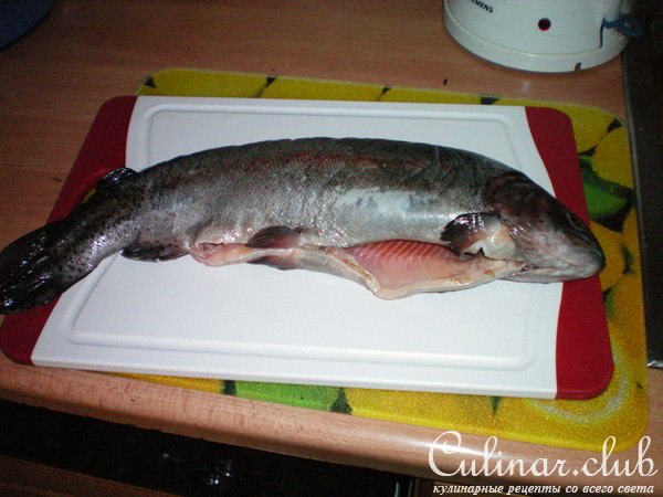 Рыба под морковно-сливочным соусом