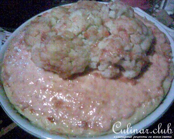 Картофельная запеканка с цветной капустой