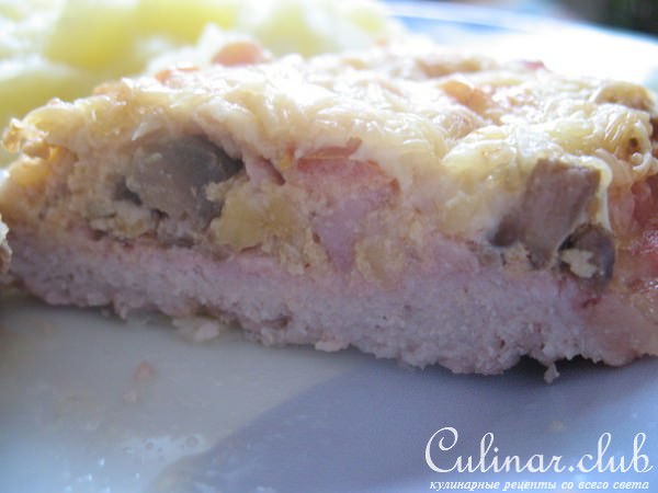Мясо под нежной шубкой
