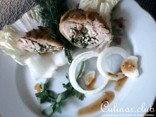 Куриные бедрышки фаршированные
