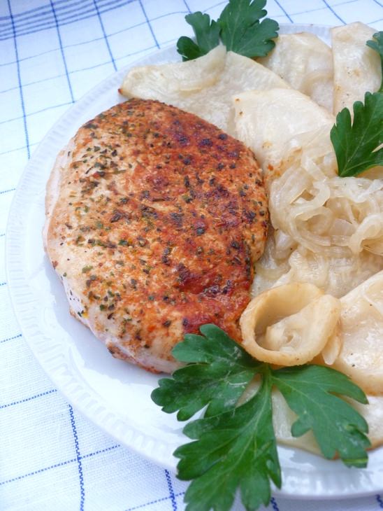 Сельдерей,тушёный в пиве, для нежной курочки