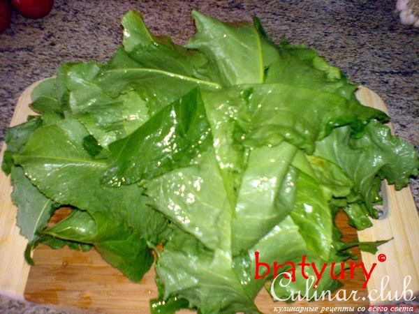 Капама от лапад (Капама из конского щавеля)