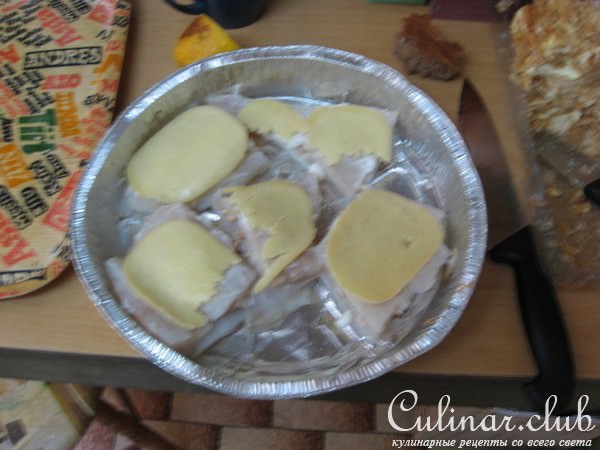 Рыба,запеченная с орехами