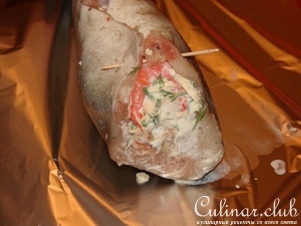 Треска с начинкой